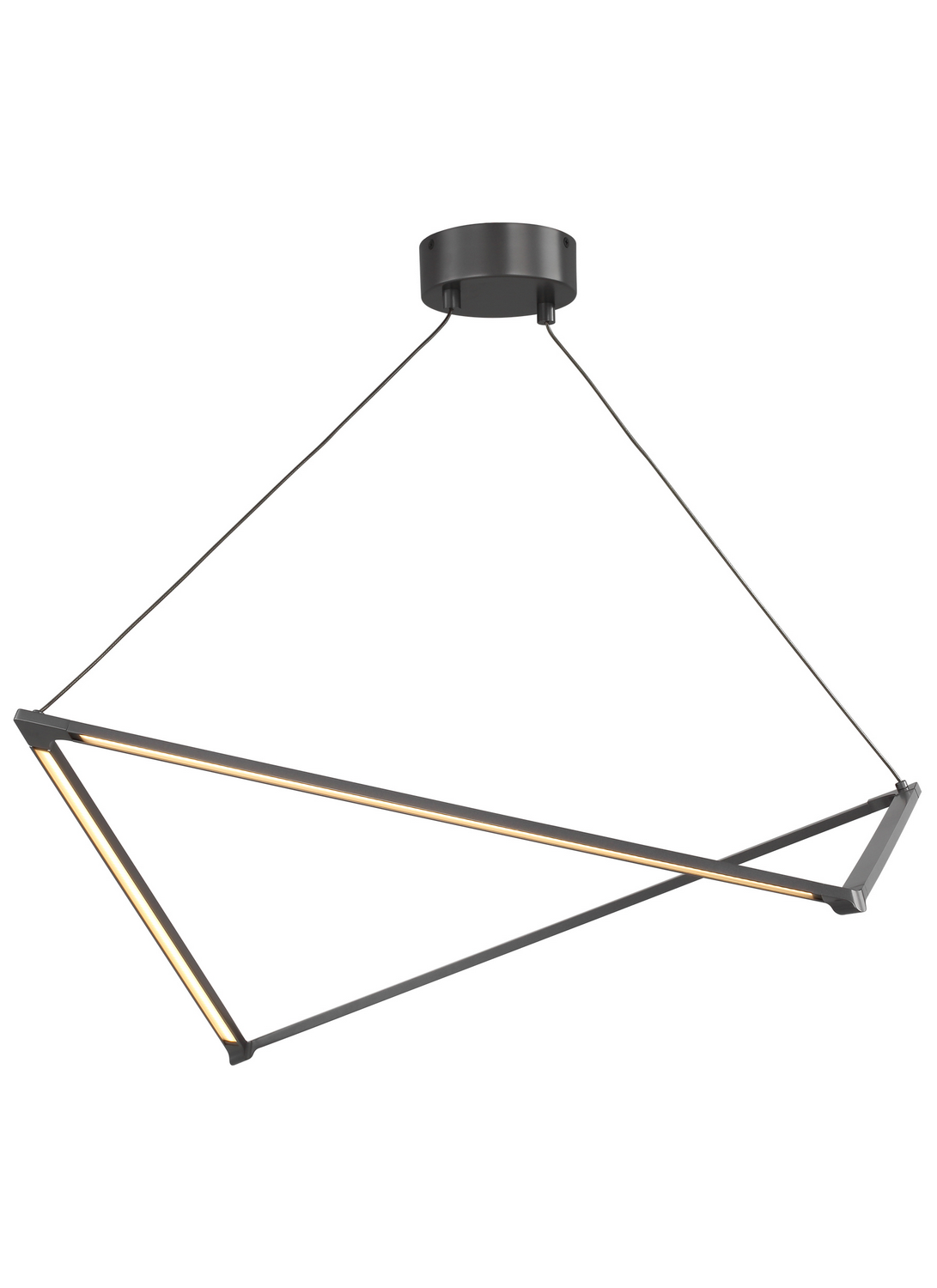 Visual Comfort Modern Balto LED Linear Suspension in Gunmetal - 700LSBLTGM-LED930-277