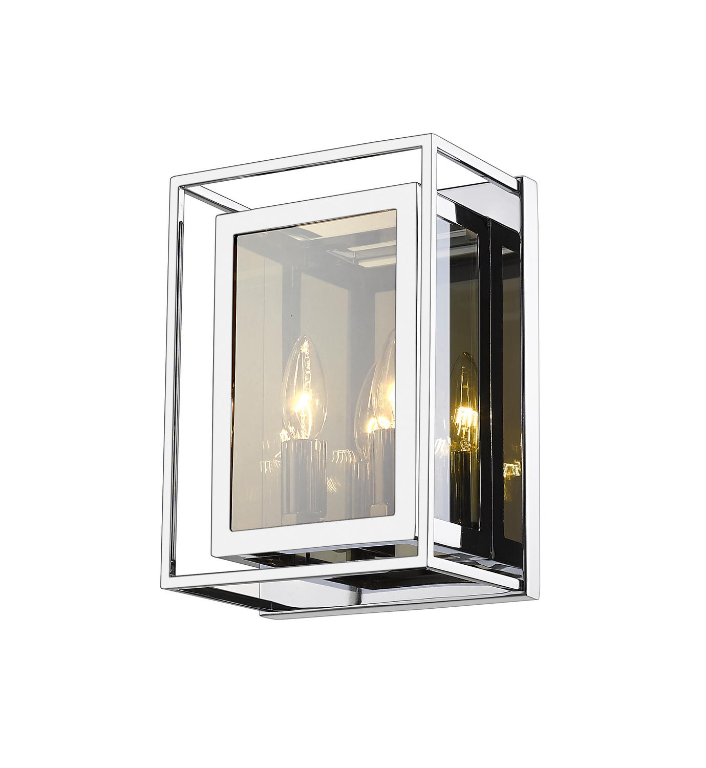 Two Light Wall Sconce by Z-Lite - Infinity Collection, Chrome Finish - 802-2S-CH