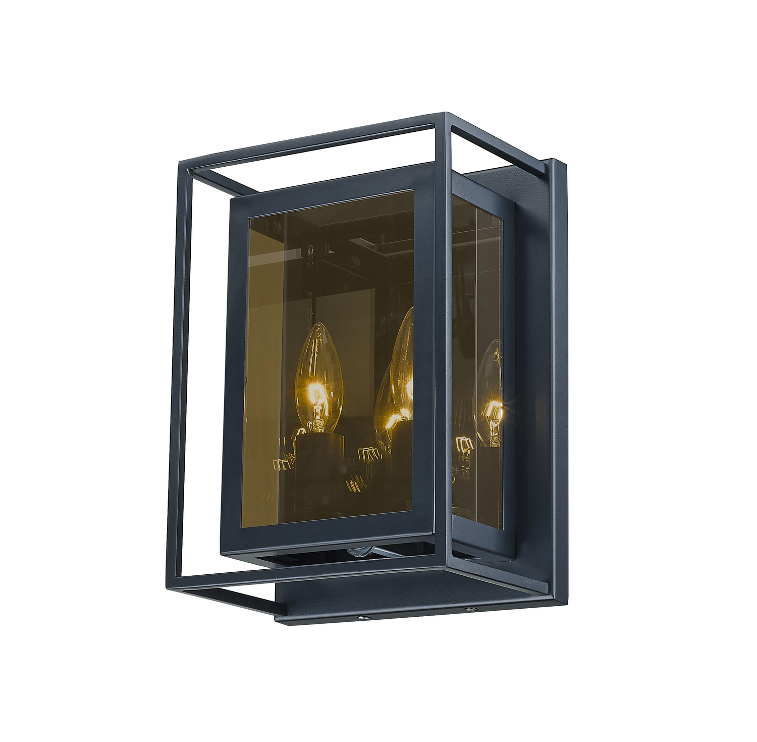 Two Light Wall Sconce by Z-Lite - Infinity Collection, Misty Charcoal Finish - 802-2S-MC