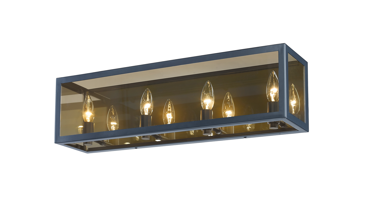 Four Light Vanity by Z-Lite - Infinity Collection, Misty Charcoal Finish - 802-4V-MC