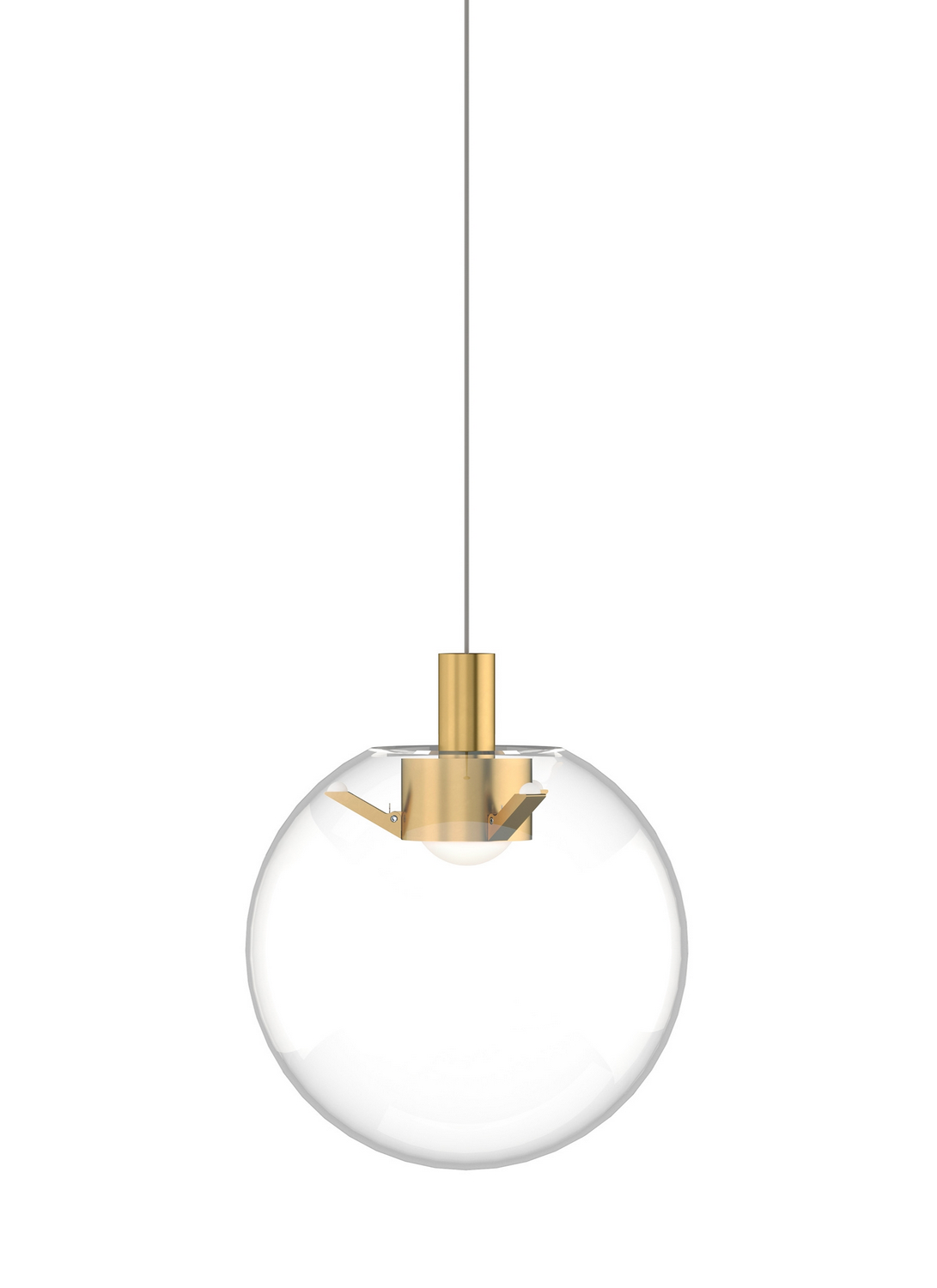 Visual Comfort Modern Palona LED Pendant in Natural Brass - 700MOPLNCNB-LED930