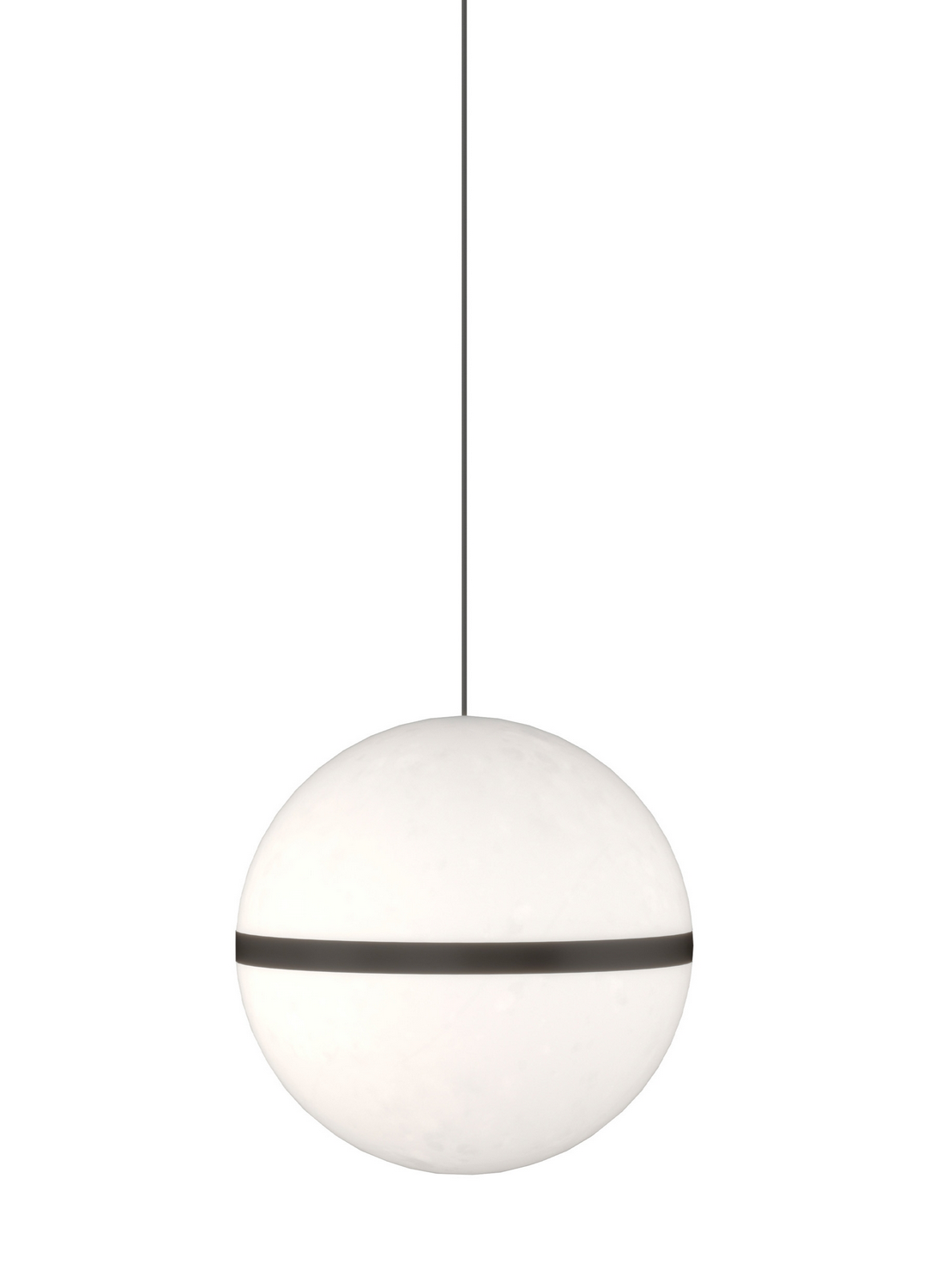 Visual Comfort Modern Hanea One Light Pendant in Nightshade Black - 700MPHNEB