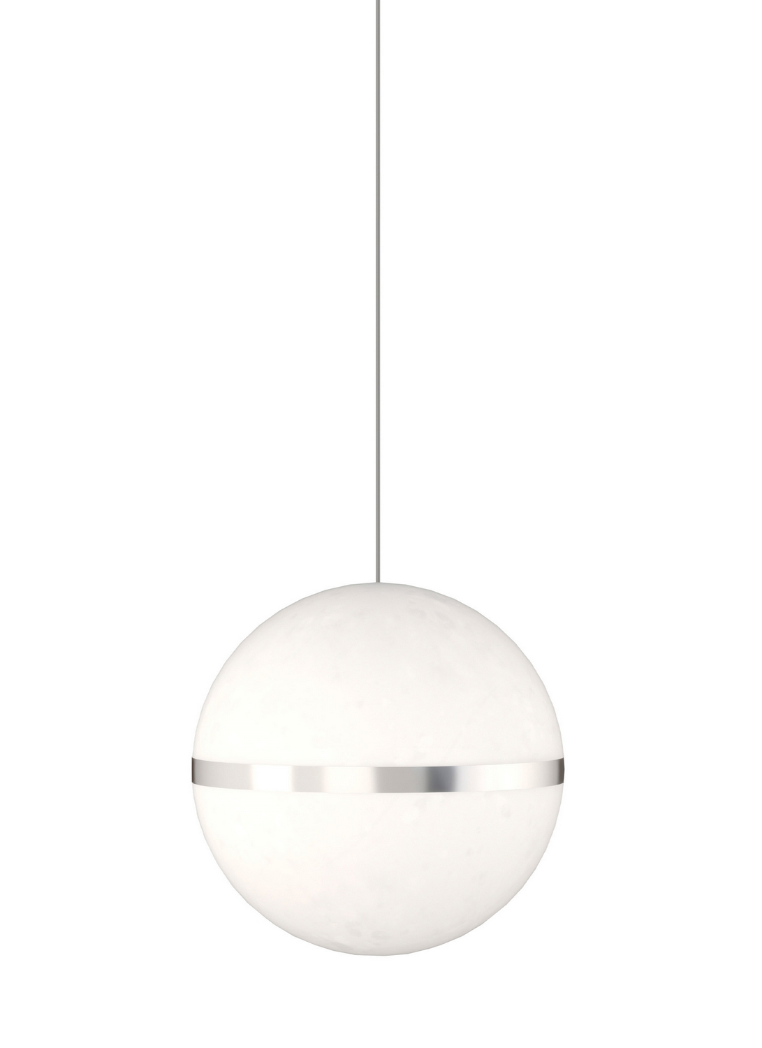 Visual Comfort Modern Hanea LED Pendant in Satin Nickel - 700MPHNES-LEDS930