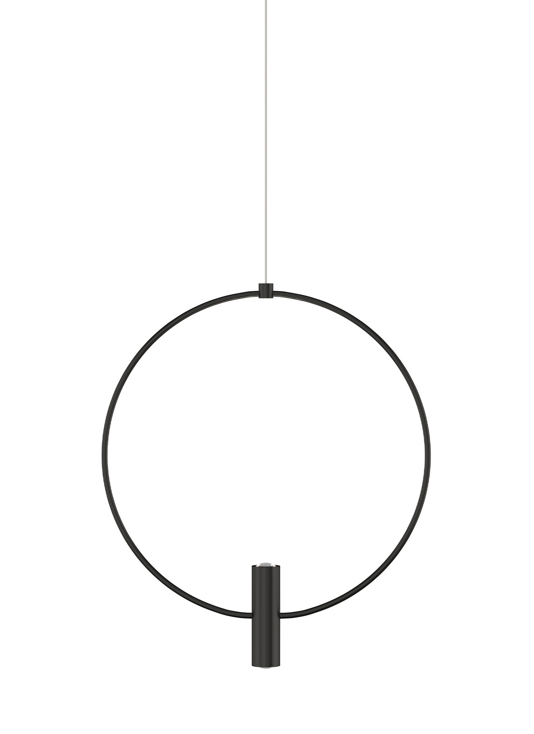 Visual Comfort Modern Layla LED Pendant in Nightshade Black - 700MPLAY13B-LED930