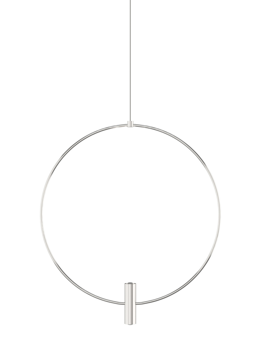 Visual Comfort Modern Layla LED Pendant in Satin Nickel - 700MPLAY18S-LED930