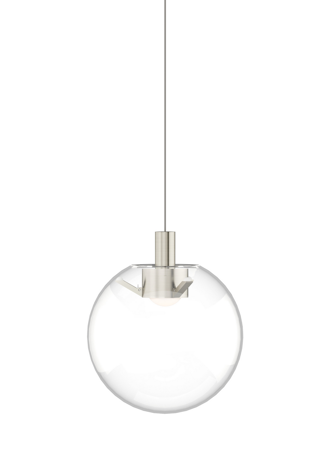 Visual Comfort Modern Palona LED Pendant in Satin Nickel - 700MPPLNCS-LED930