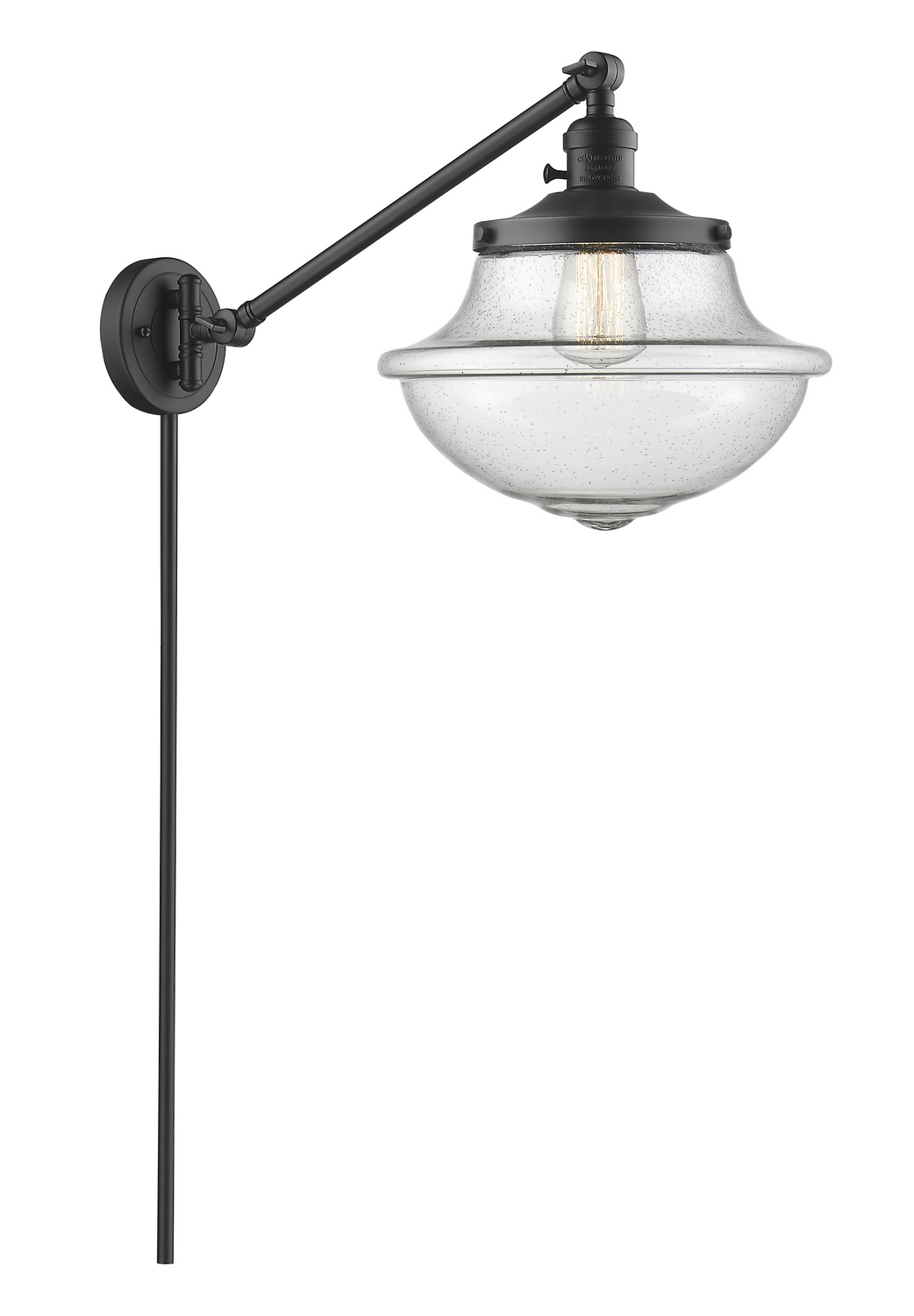 One Light Swing Arm by Innovations - Franklin Restoration Collection, Oil Rubbed Bronze Finish - 237-OB-G544