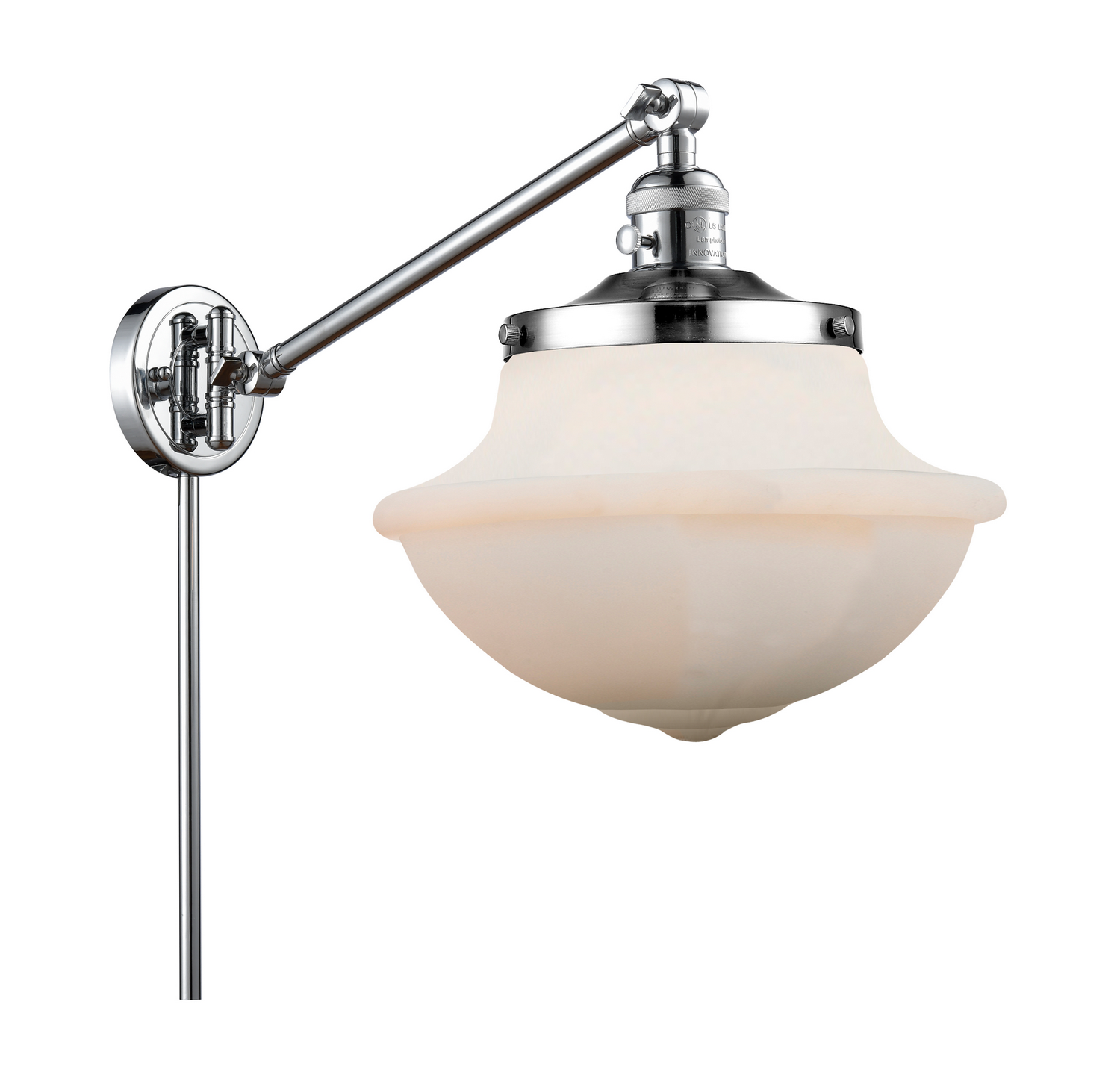 One Light Swing Arm by Innovations - Franklin Restoration Collection, Polished Chrome Finish - 237-PC-G541