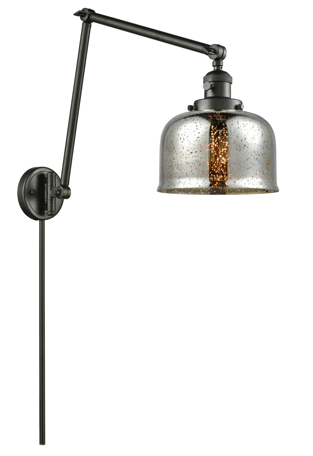 One Light Swing Arm by Innovations - Franklin Restoration Collection, Oil Rubbed Bronze Finish - 238-OB-G78