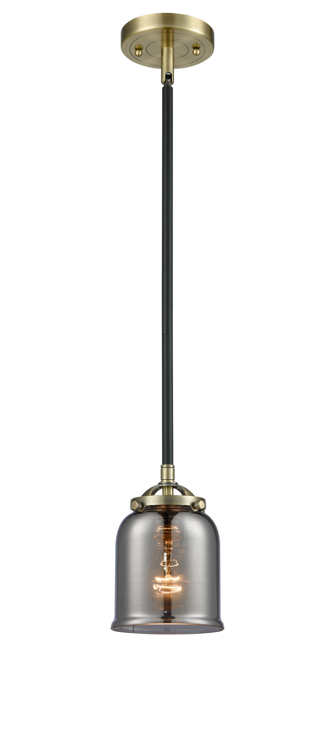 One Light Mini Pendant by Innovations - Nouveau Collection, Black Antique Brass Finish - 284-1S-BAB-G53