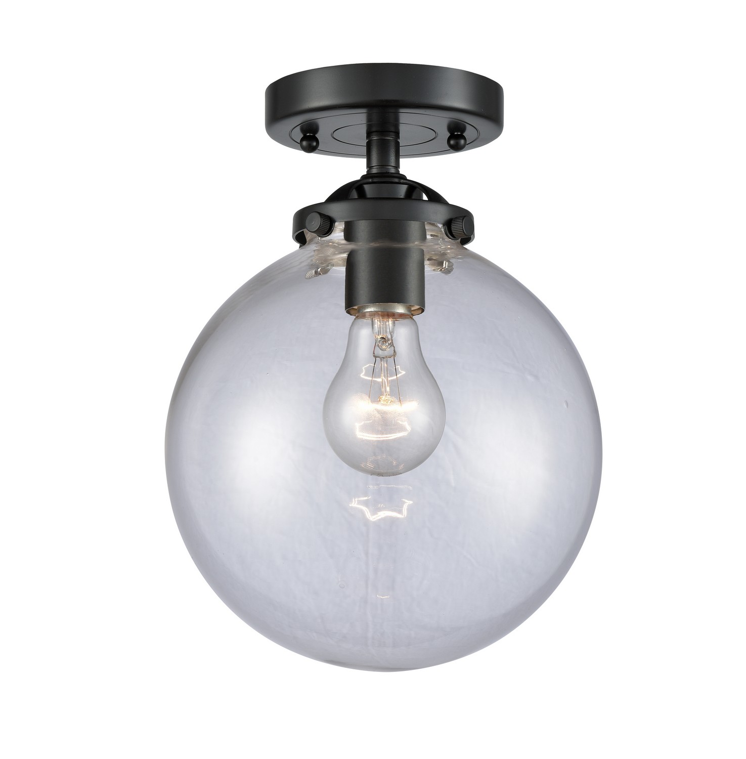 LED Semi-Flush Mount by Innovations - Nouveau Collection, Oil Rubbed Bronze Finish - 284-1C-OB-G202-8-LED