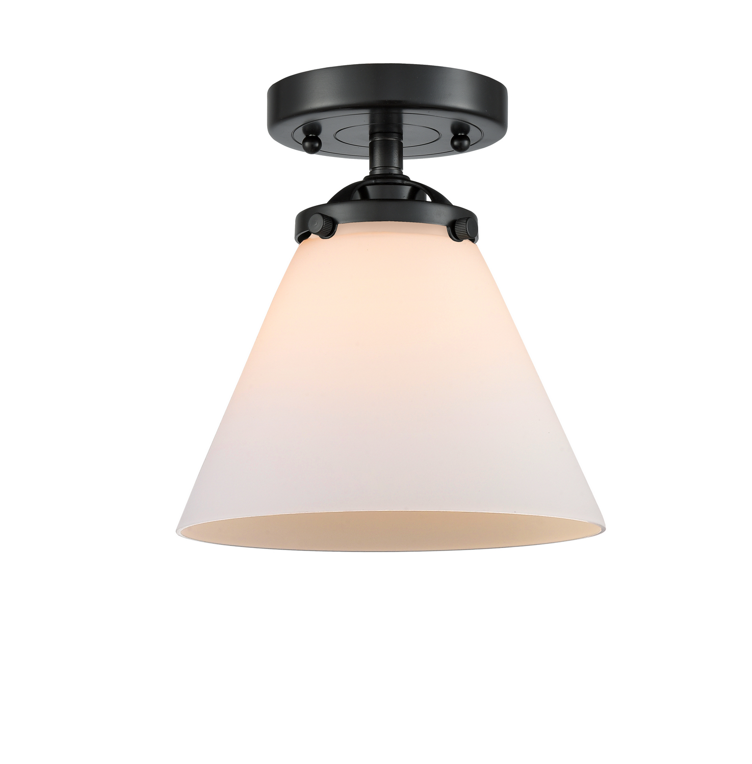 One Light Semi-Flush Mount by Innovations - Nouveau Collection, Oil Rubbed Bronze Finish - 284-1C-OB-G41