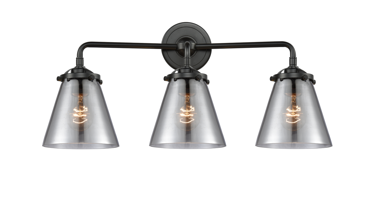 Three Light Bath Vanity by Innovations - Nouveau Collection, Oil Rubbed Bronze Finish - 284-3W-OB-G63