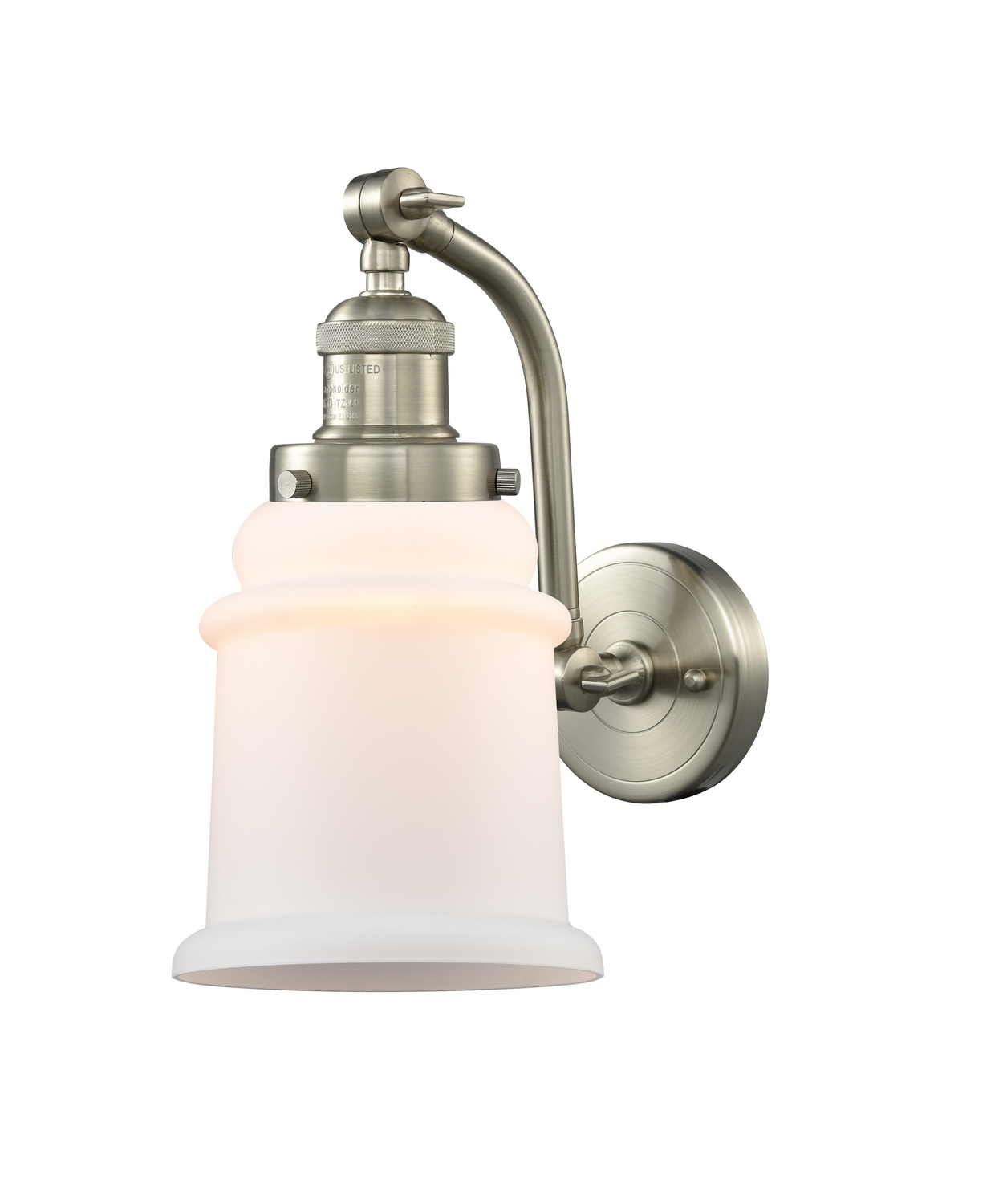 LED Wall Sconce by Innovations - Franklin Restoration Collection, Brushed Satin Nickel Finish - 515-1W-SN-G181-LED