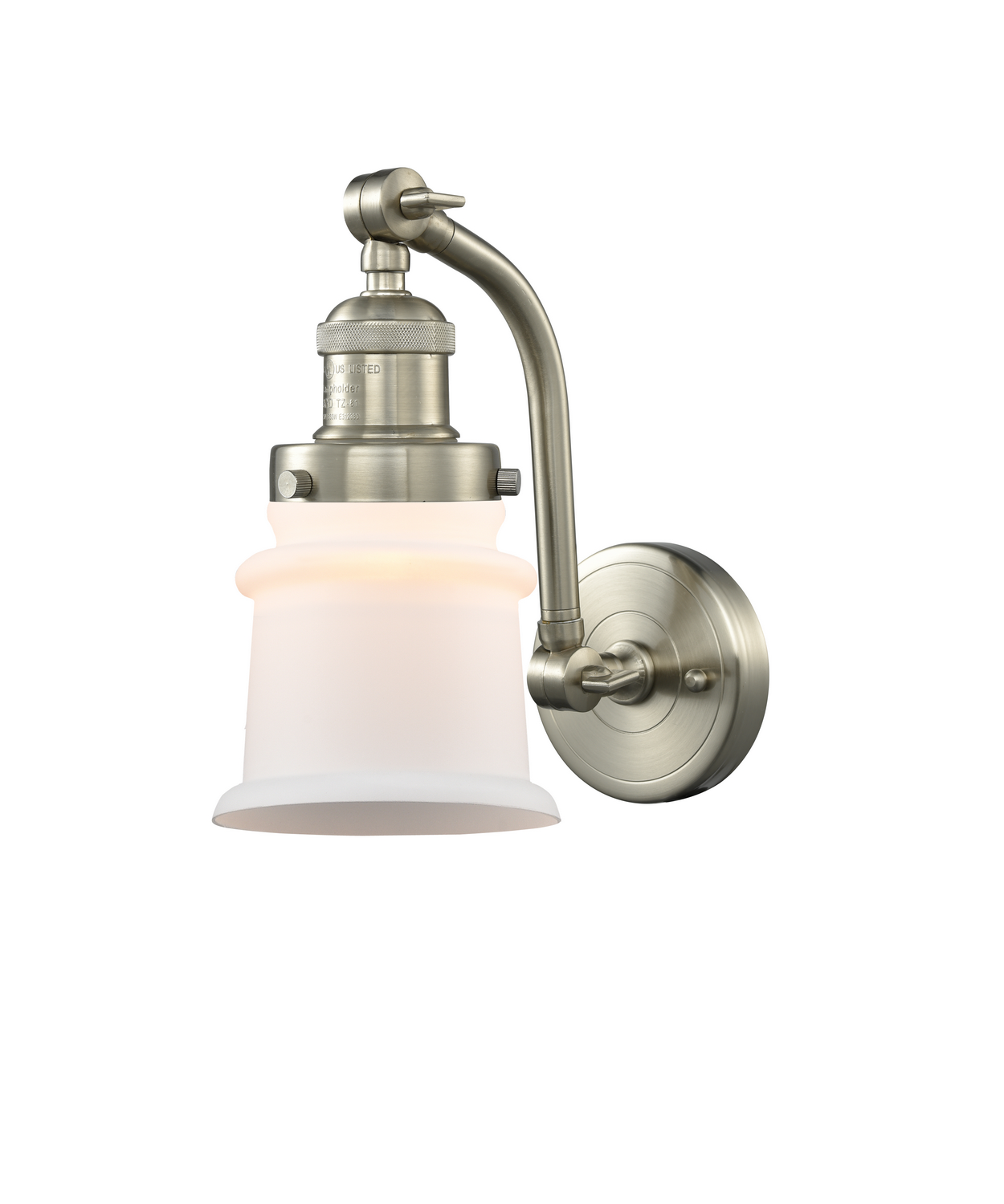 One Light Wall Sconce by Innovations - Franklin Restoration Collection, Brushed Satin Nickel Finish - 515-1W-SN-G181S