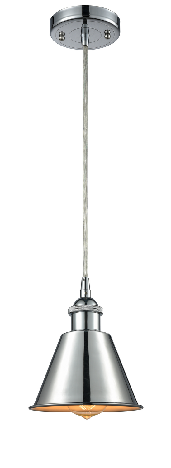 LED Mini Pendant by Innovations - Ballston Collection, Polished Chrome Finish - 516-1P-PC-M8-LED