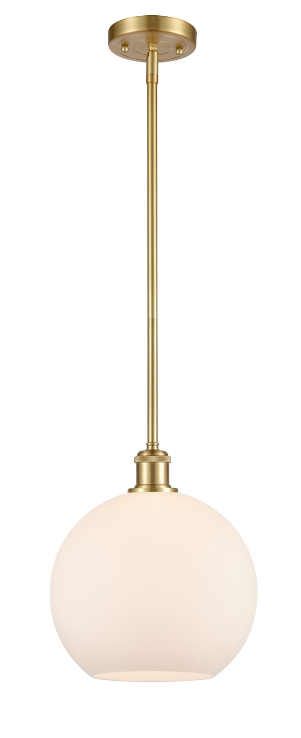 One Light Mini Pendant by Innovations - Ballston Collection, Satin Gold Finish - 516-1S-SG-G121-10