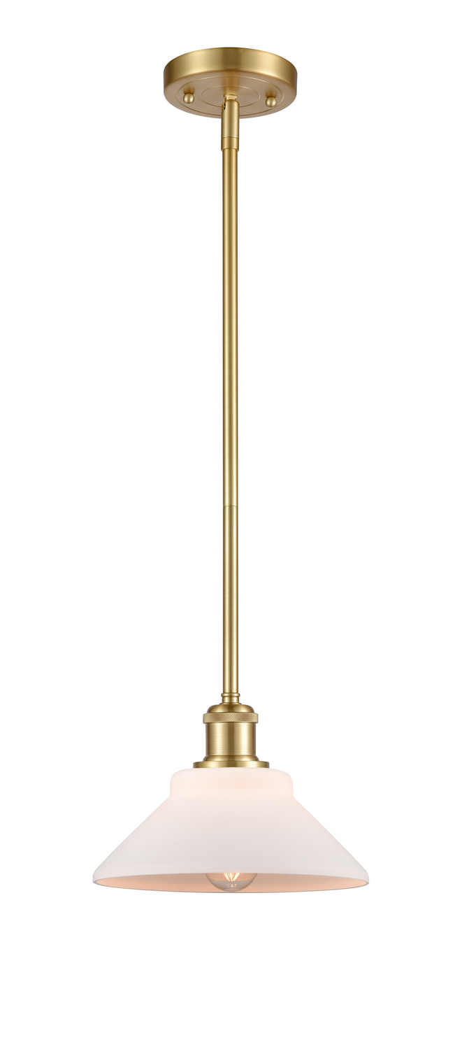 One Light Mini Pendant by Innovations - Ballston Collection, Satin Gold Finish - 516-1S-SG-G131