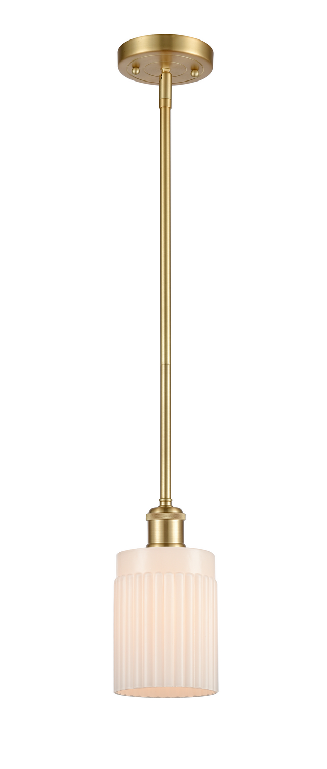 One Light Mini Pendant by Innovations - Ballston Collection, Satin Gold Finish - 516-1S-SG-G341