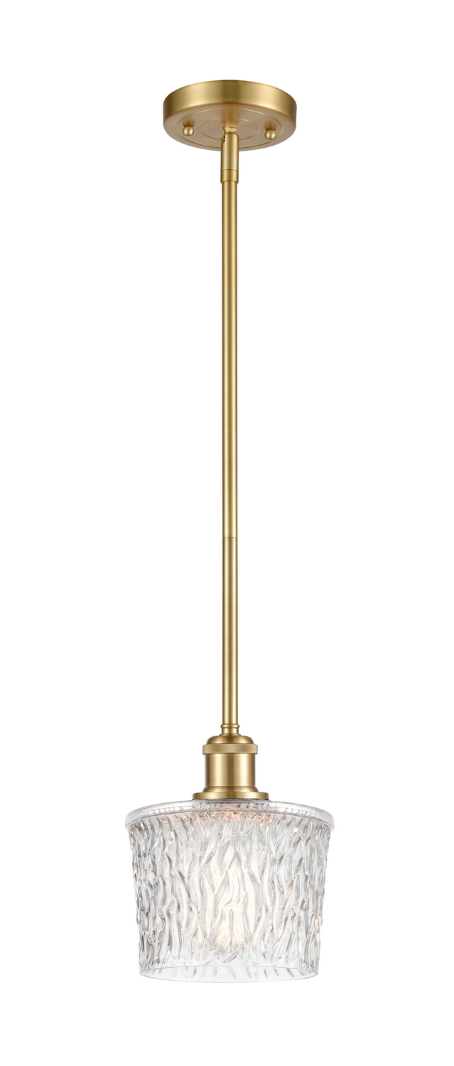 One Light Mini Pendant by Innovations - Ballston Collection, Satin Gold Finish - 516-1S-SG-G402