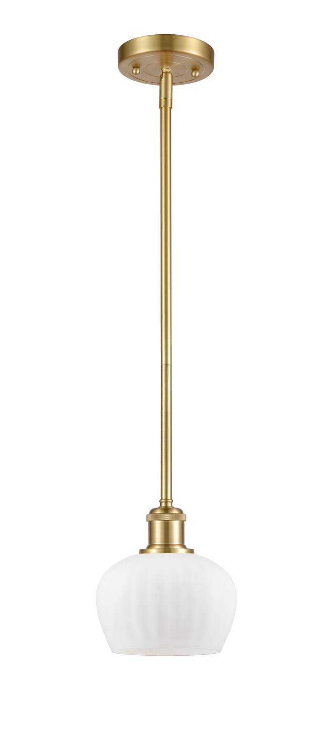 One Light Mini Pendant by Innovations - Ballston Collection, Satin Gold Finish - 516-1S-SG-G91