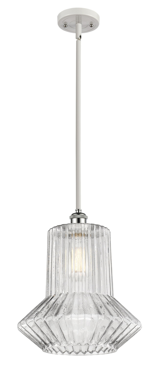 One Light Mini Pendant by Innovations - Ballston Collection, White Polished Chrome Finish - 516-1S-WPC-G212