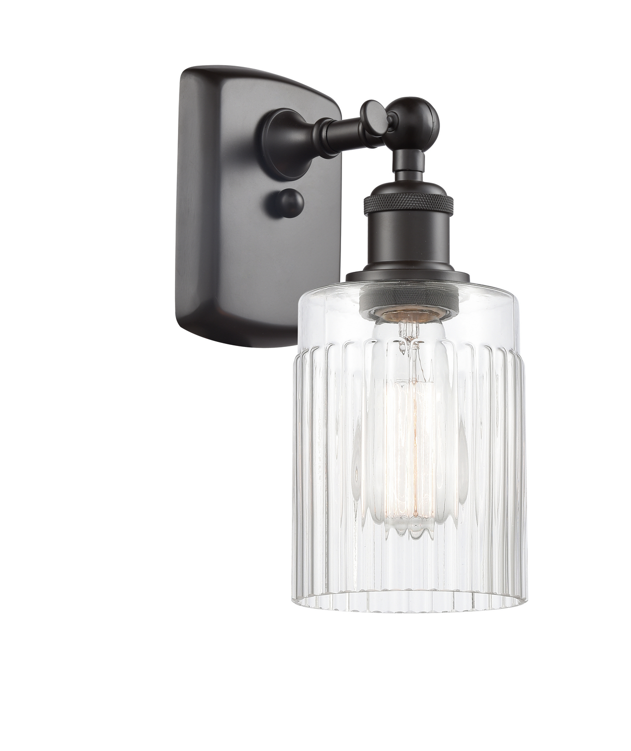 One Light Wall Sconce by Innovations - Ballston Collection, Oil Rubbed Bronze Finish - 516-1W-OB-G342