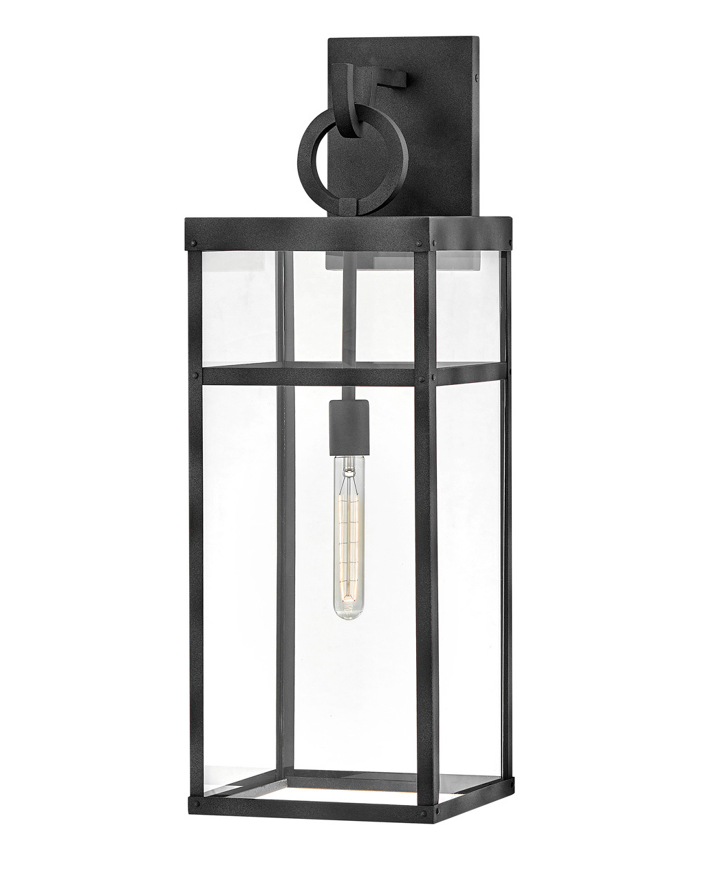 Hinkley Porter LED Outdoor Wall Mount in Aged Zinc - 2807DZ