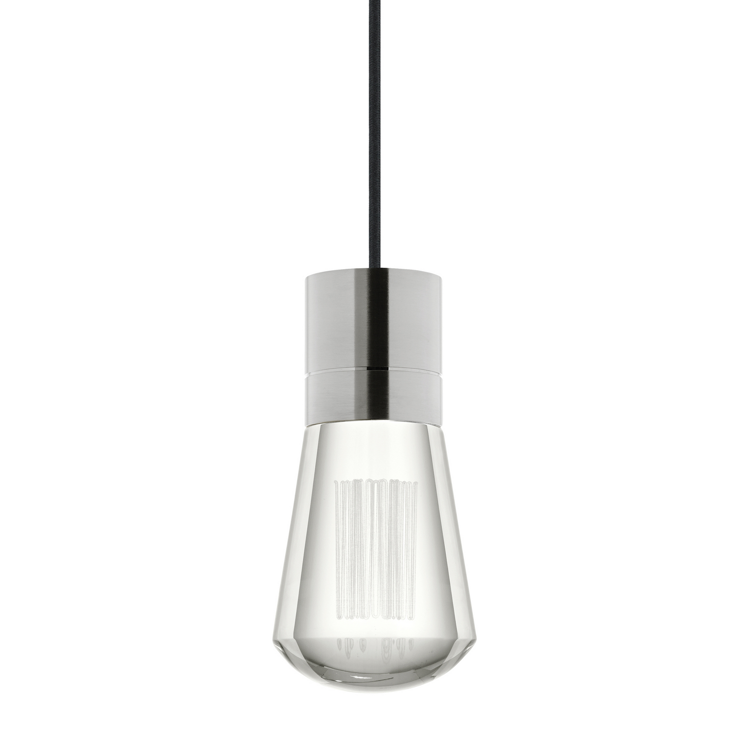Visual Comfort Modern Alva LED Pendant in Satin Nickel - 700TDALVPMCBS-LED930