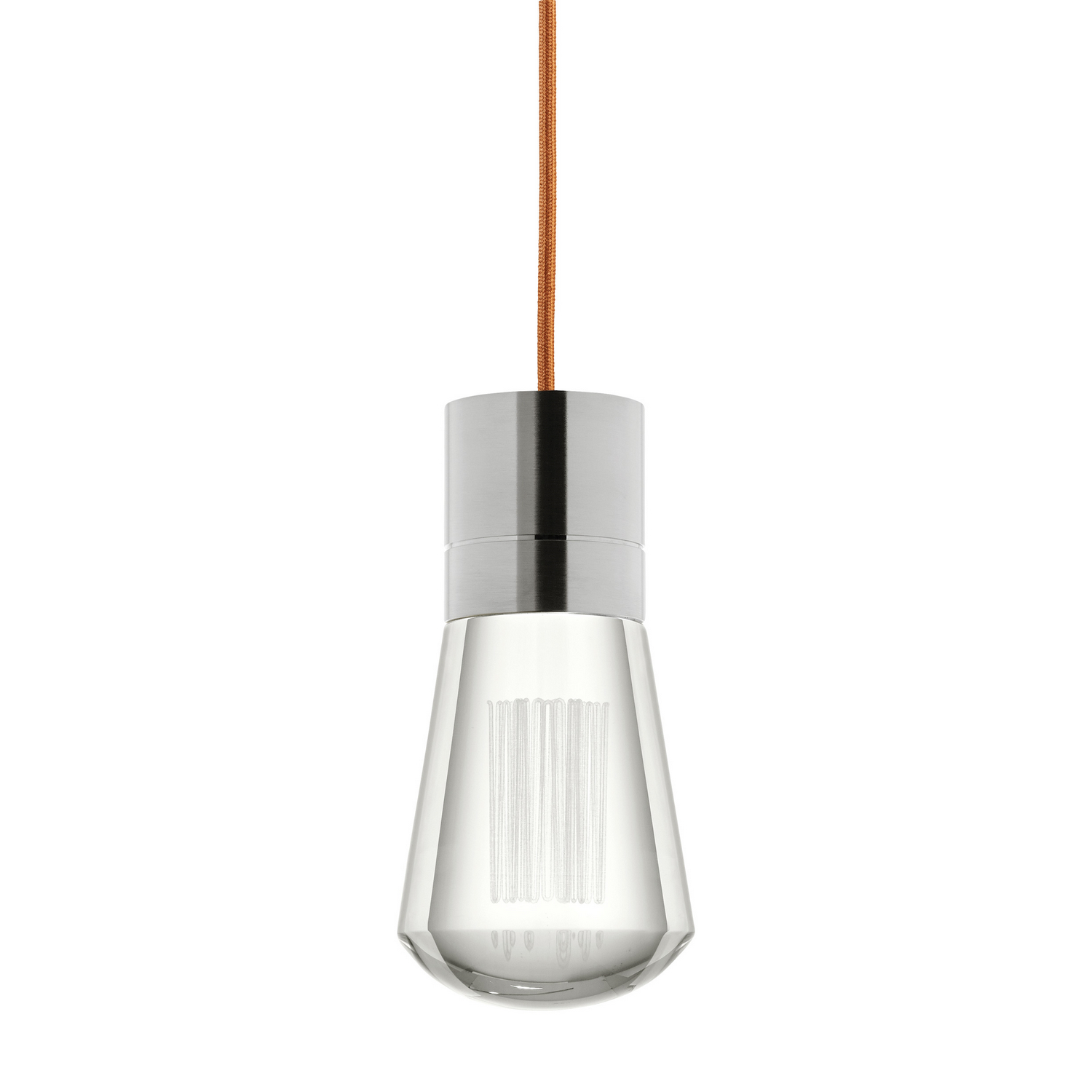 Visual Comfort Modern Alva LED Pendant in Satin Nickel - 700TDALVPMCPS-LEDWD