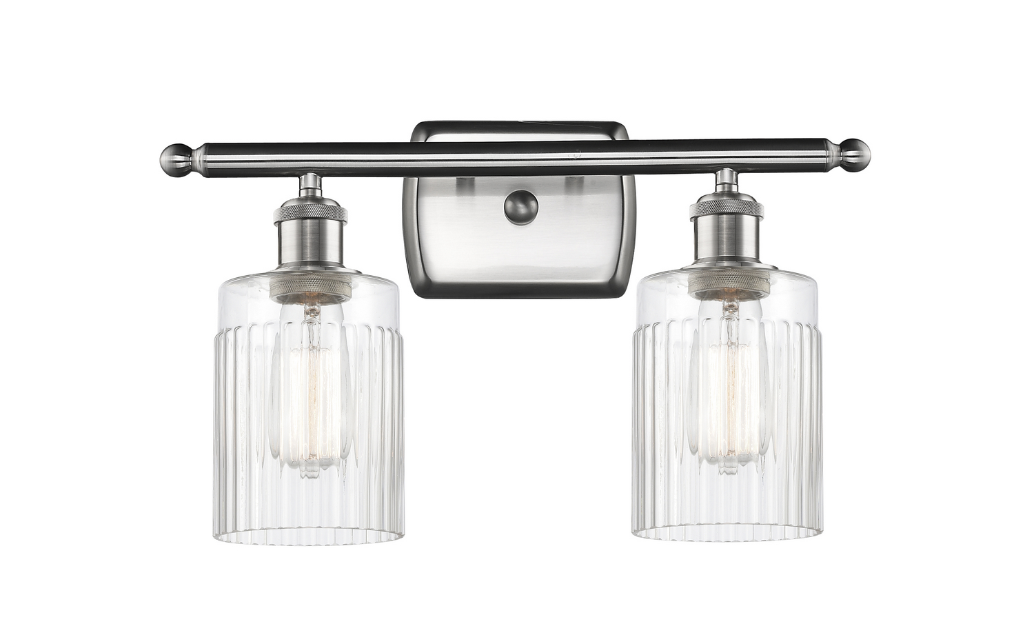 Two Light Bath Vanity by Innovations - Ballston Collection, Brushed Satin Nickel Finish - 516-2W-SN-G342
