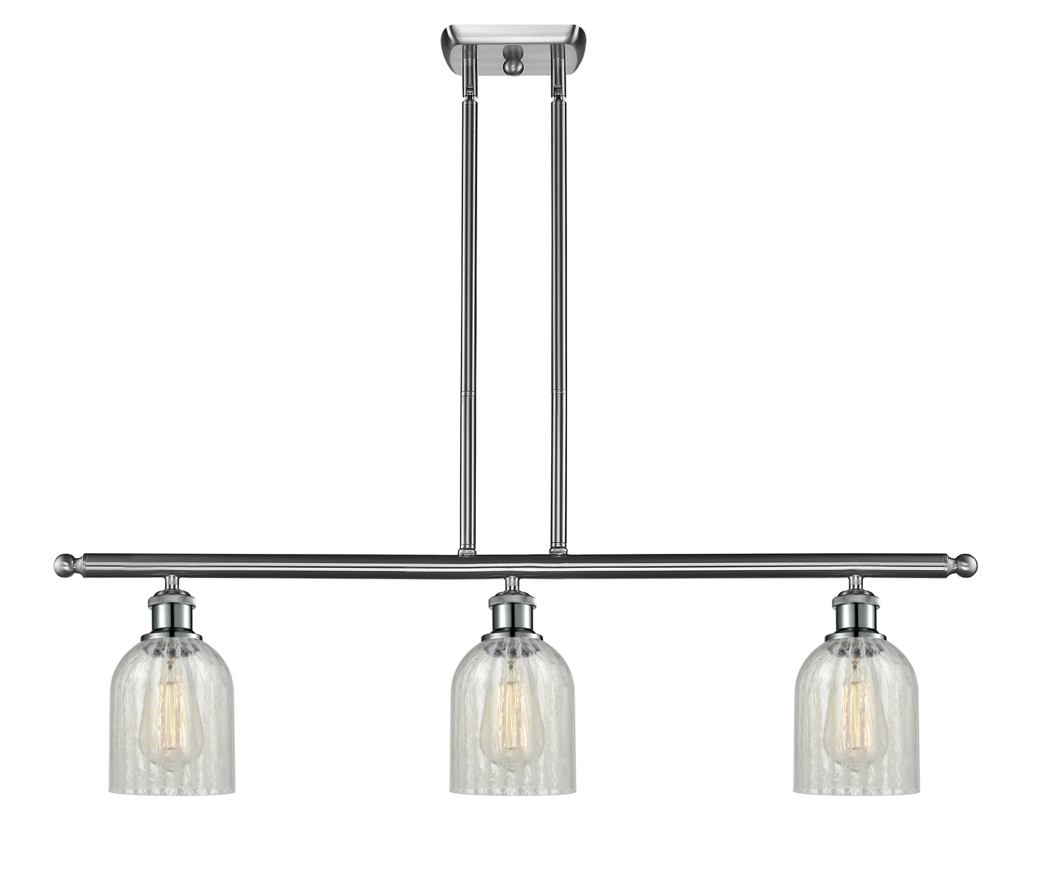 Three Light Island Pendant by Innovations - Ballston Collection, Brushed Satin Nickel Finish - 516-3I-SN-G2511