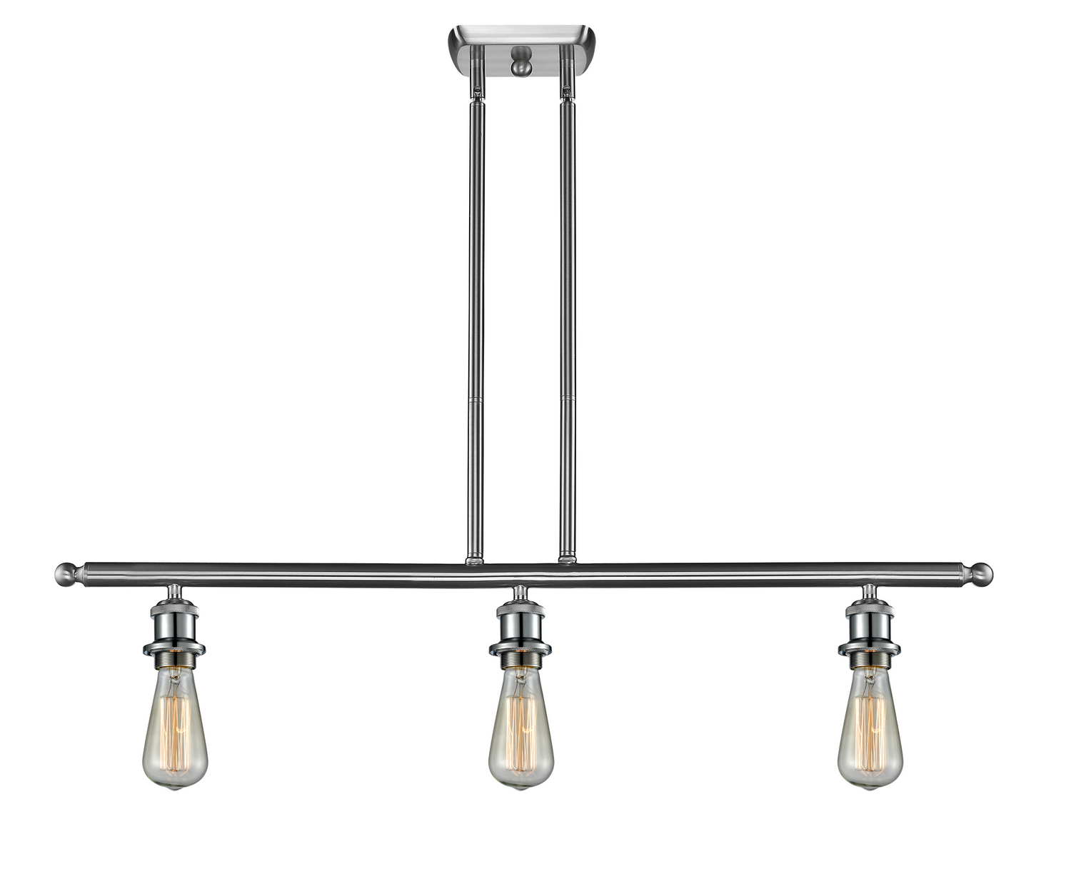 LED Island Pendant by Innovations - Ballston Collection, Brushed Satin Nickel Finish - 516-3I-SN-LED