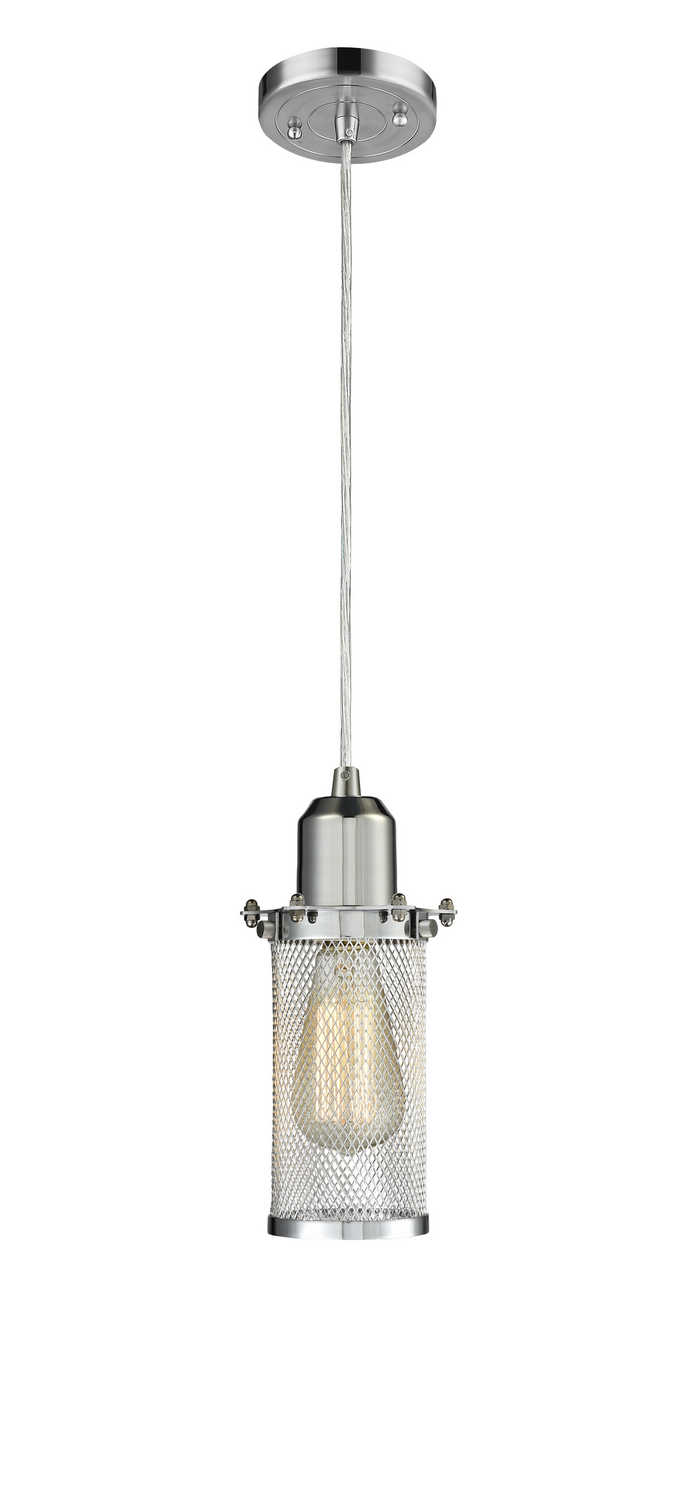 One Light Mini Pendant by Innovations - Austere Collection, Polished Chrome Finish - 900-1P-PC-CE219-PC