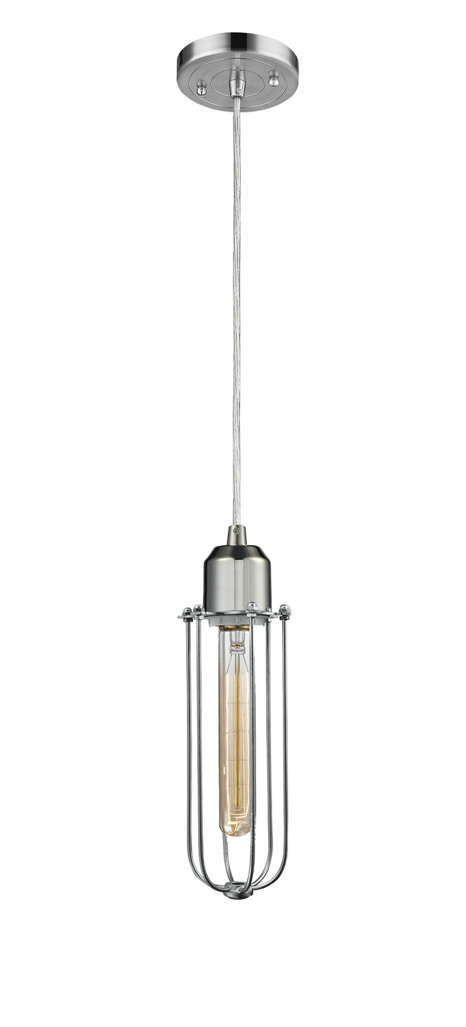 One Light Mini Pendant by Innovations - Austere Collection, Polished Chrome Finish - 900-1P-PC-CE225-PC