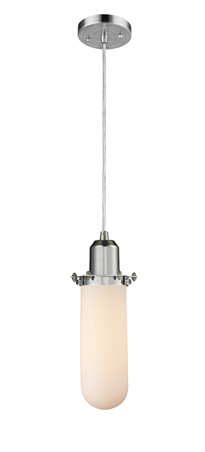 One Light Mini Pendant by Innovations - Austere Collection, Polished Chrome Finish - 900-1P-PC-CE228-PC-W