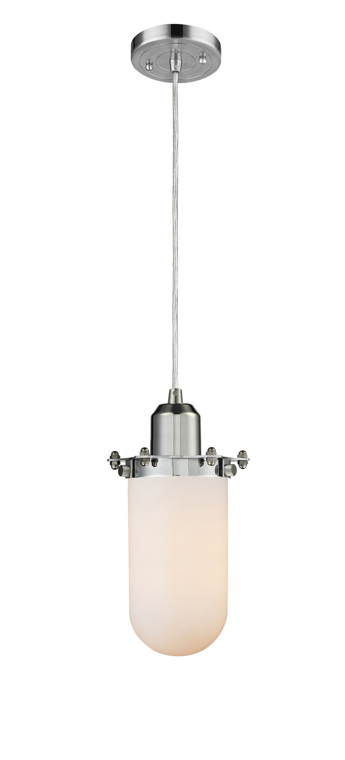 One Light Mini Pendant by Innovations - Austere Collection, Polished Chrome Finish - 900-1P-PC-CE231-PC-W