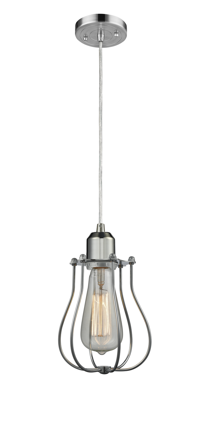 One Light Mini Pendant by Innovations - Austere Collection, Polished Chrome Finish - 900-1P-PC-CE513-PC