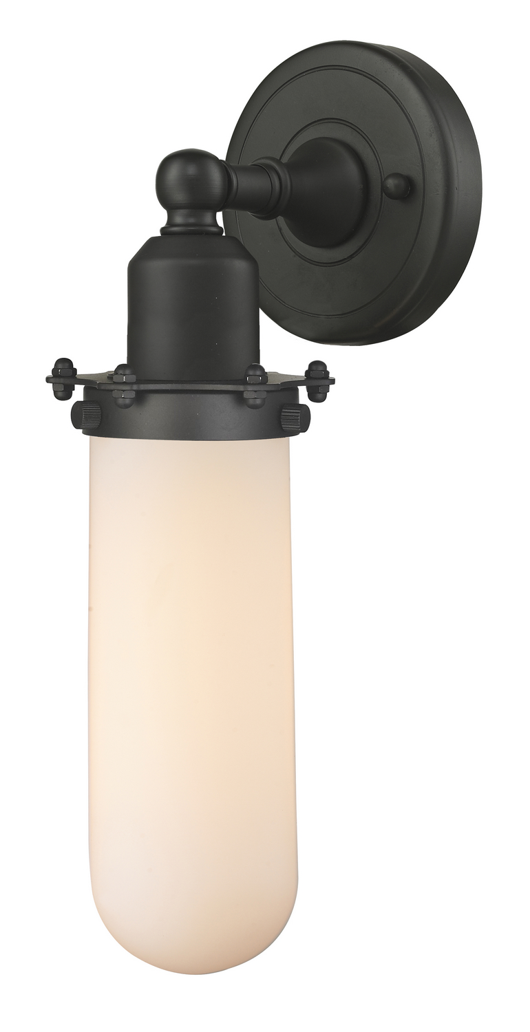 One Light Wall Sconce by Innovations - Austere Collection, Oil Rubbed Bronze Finish - 900-1W-OB-CE228-OB-W
