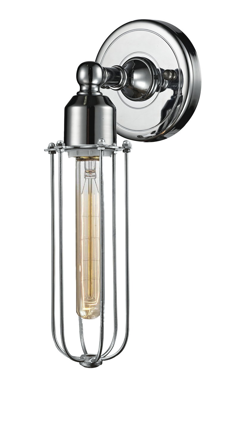 One Light Wall Sconce by Innovations - Austere Collection, Polished Chrome Finish - 900-1W-PC-CE225-PC