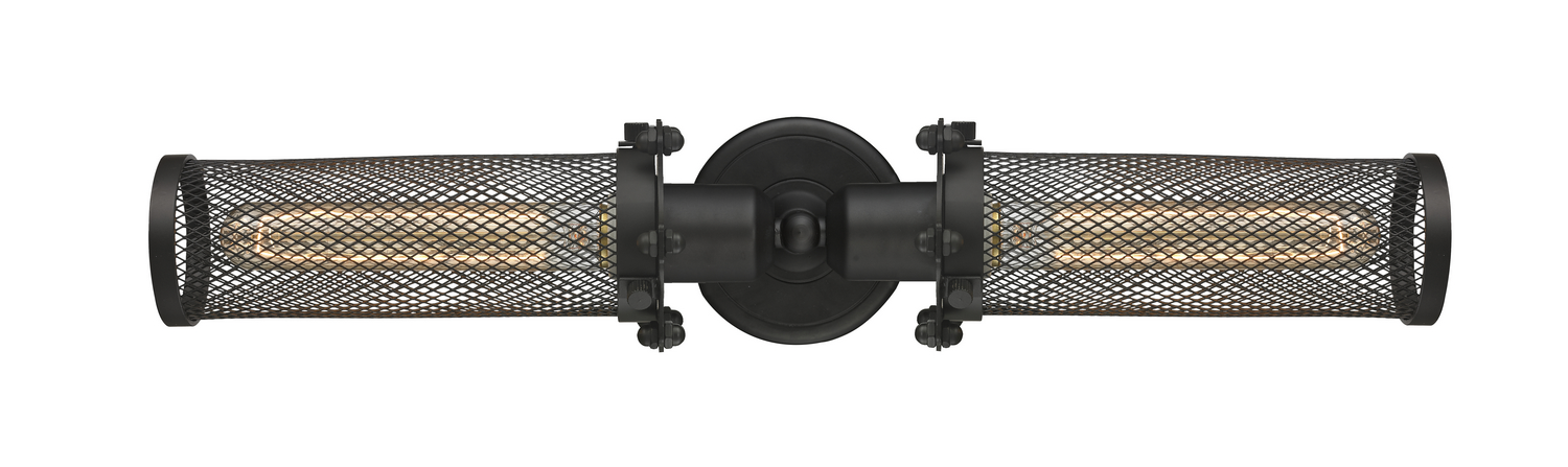 Two Light Bath Vanity by Innovations - Austere Collection, Oil Rubbed Bronze Finish - 900-2W-OB-CE216-OB