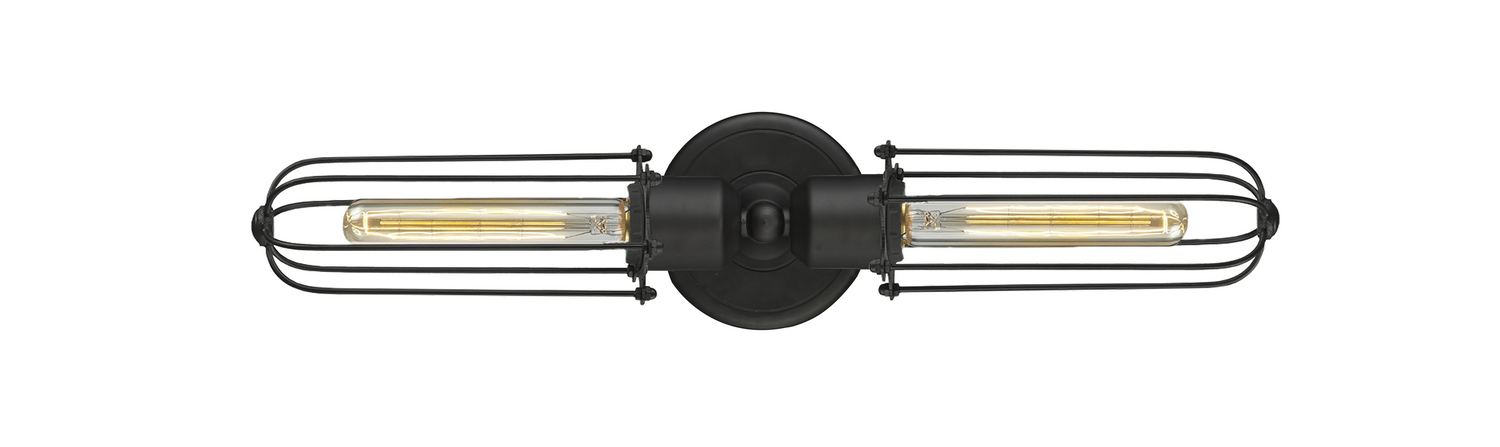 Two Light Bath Vanity by Innovations - Austere Collection, Oil Rubbed Bronze Finish - 900-2W-OB-CE225-OB