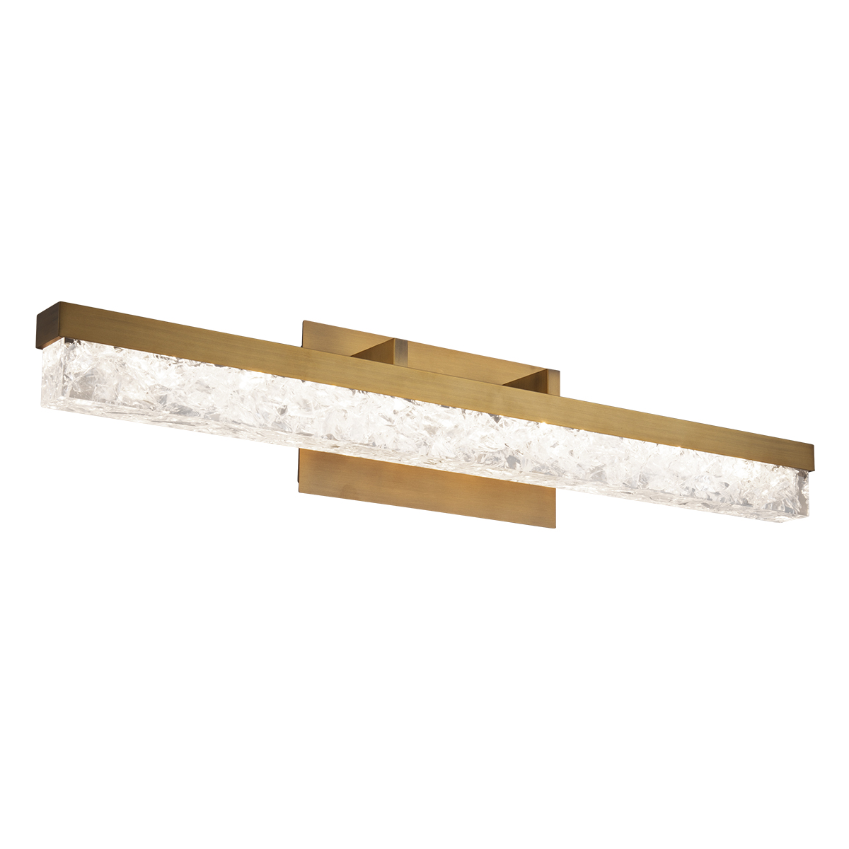 LED Vanity by Modern Forms - Minx Collection, Aged Brass Finish - WS-62029-AB