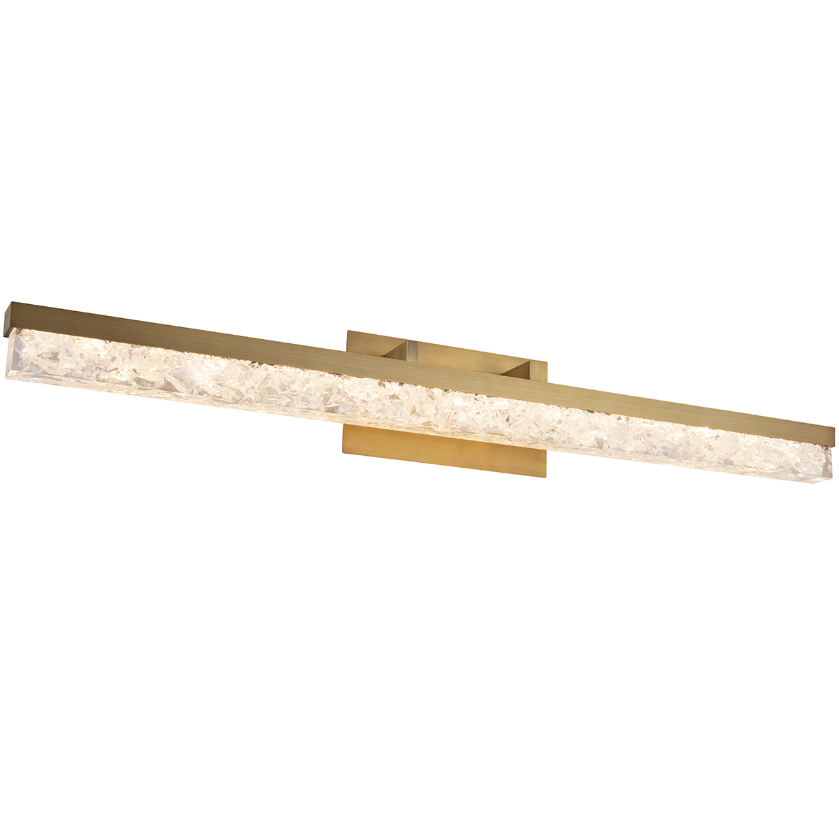 LED Vanity by Modern Forms - Minx Collection, Aged Brass Finish - WS-62039-AB