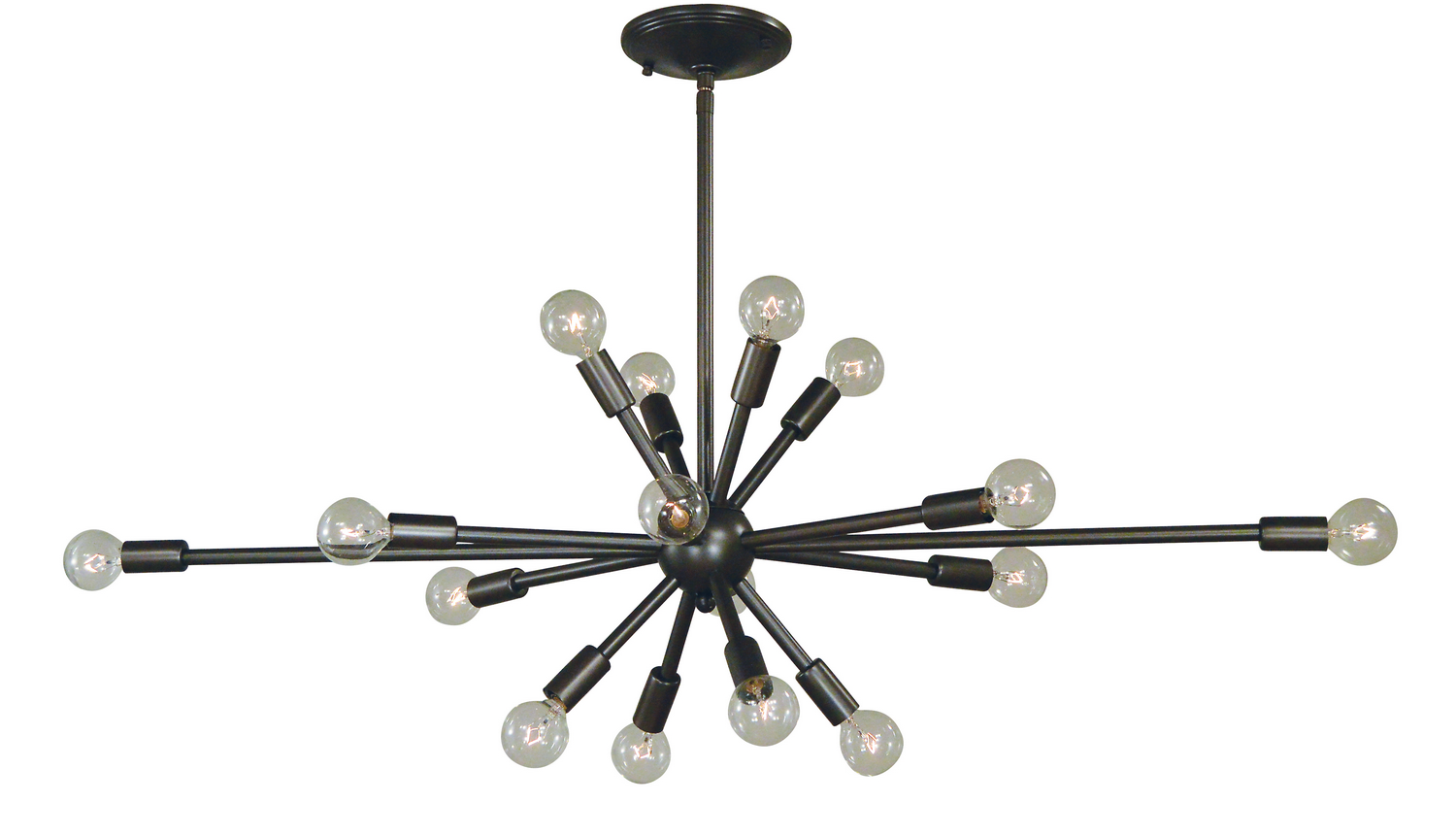 Framburg Simone 16 Light Chandelier in Mahogany Bronze - 4392 MB
