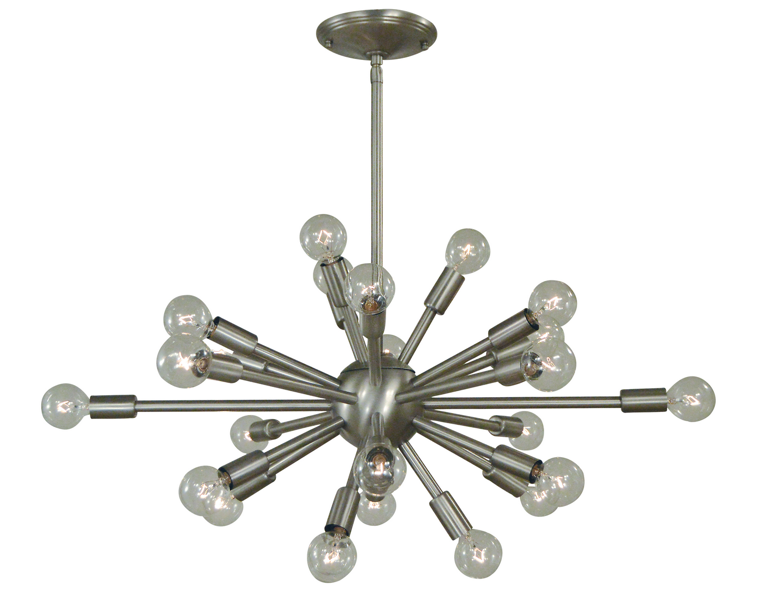 Framburg Simone 24 Light Chandelier in Brushed Nickel - 4397 BN