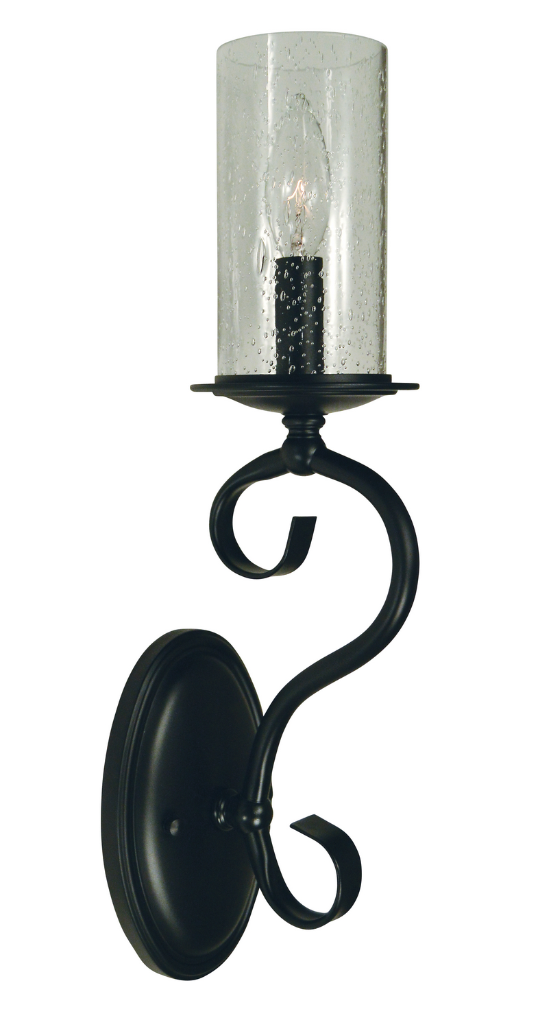 Framburg Ilsa One Light Wall Sconce in Matte Black - 5021 MBLACK