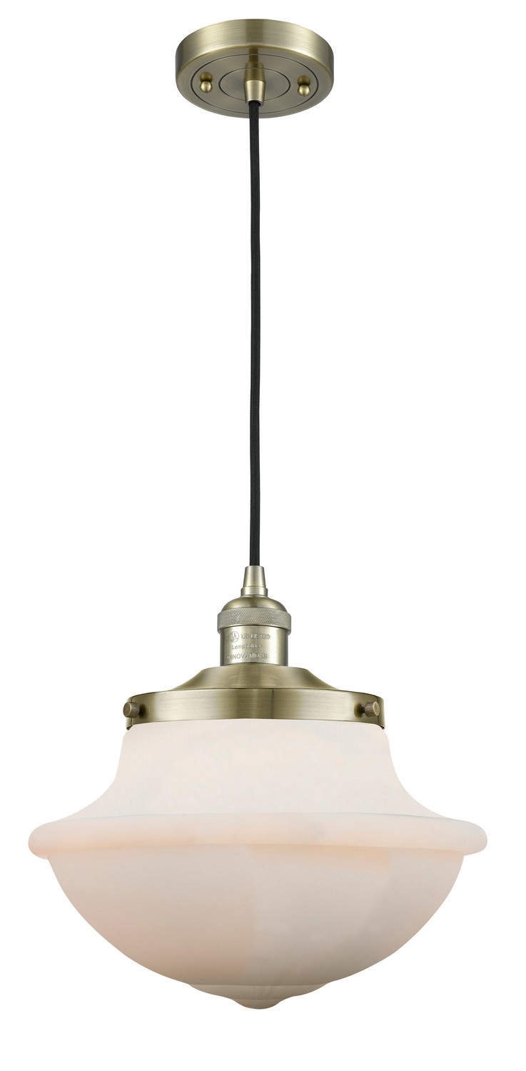 LED Mini Pendant by Innovations - Franklin Restoration Collection, Antique Brass Finish - 201C-AB-G541-LED