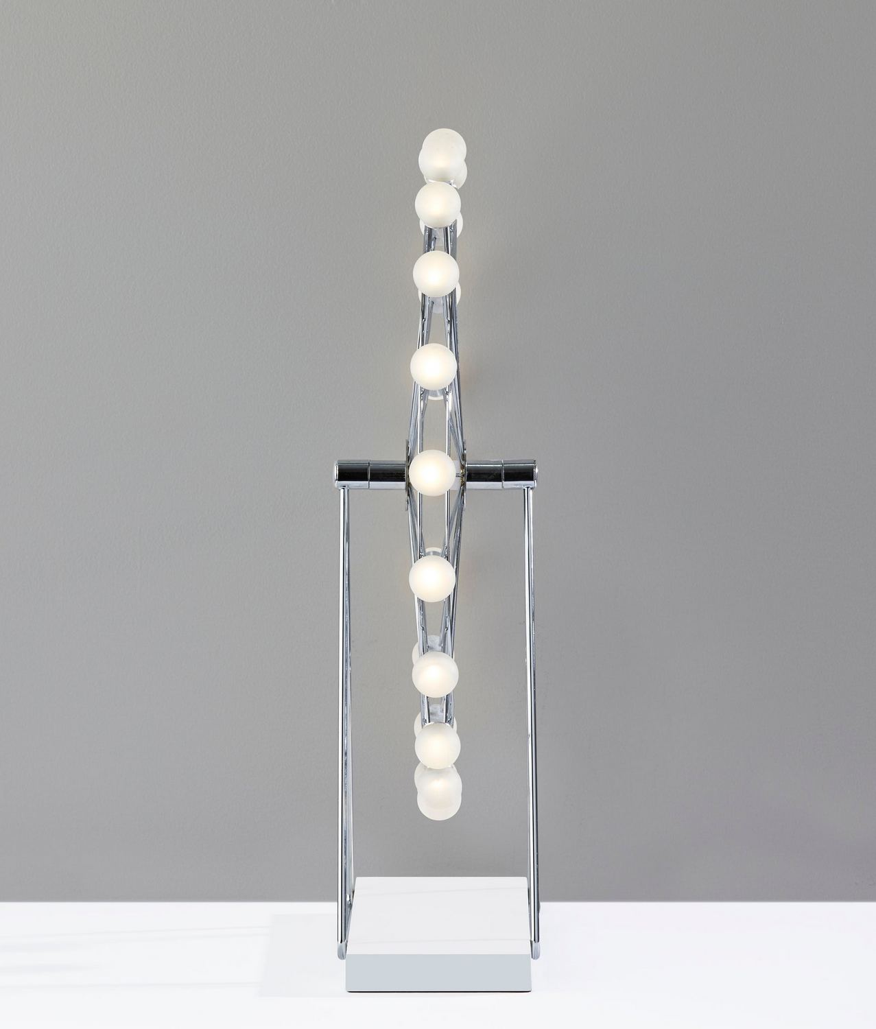 Chrome LED Ferris Wheel Lamp from the Coney Collection