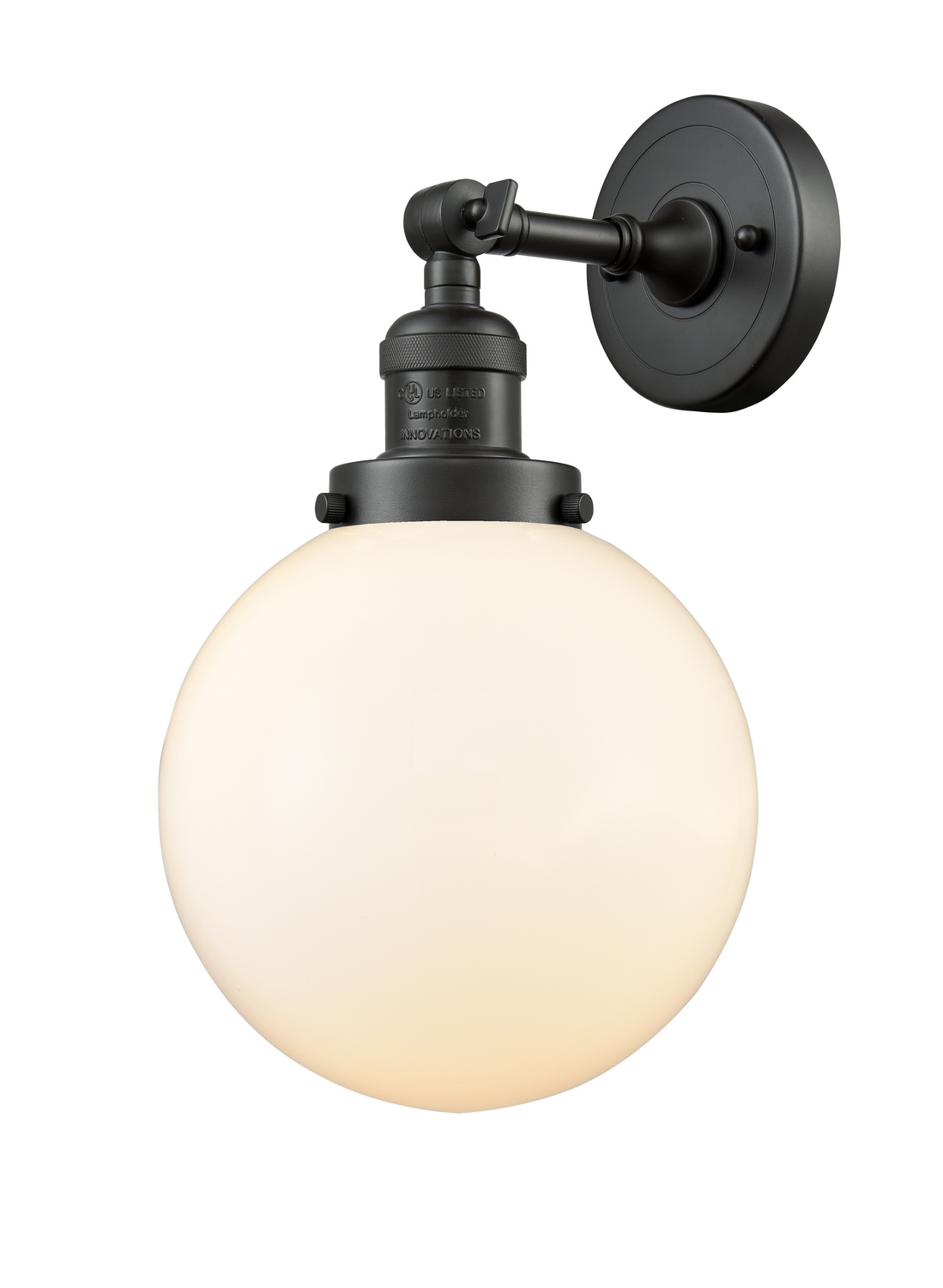 One Light Wall Sconce by Innovations - Franklin Restoration Collection, Oil Rubbed Bronze Finish - 203-OB-G201-8